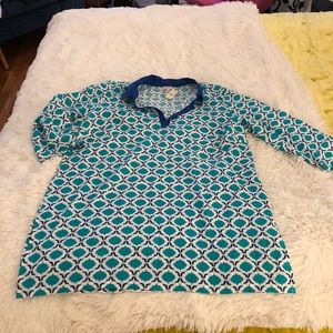 NWT Talbots Linen Tunic Top/Coverup